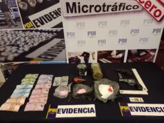 Hay un detenido: Incautan drogas y armas en allanamiento a vivienda en Pitrufquén