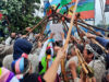Comunidad mapuche realiza primera ceremonia en terreno post pandemia para recibir tierras de CONADI