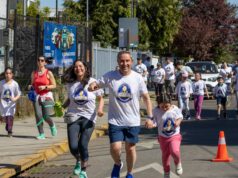 600 competidores participaron de la Corrida Familiar Centenario del Colegio Bautista Temuco
