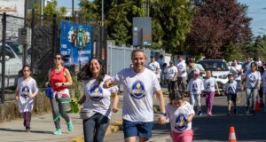 600 competidores participaron de la Corrida Familiar Centenario del Colegio Bautista Temuco