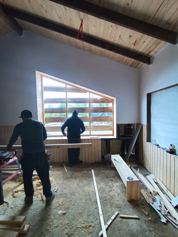 Un 70 por ciento de avance tiene la inédita sede de las Damas de Rojo de Villarrica