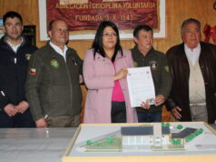 Seremi Huillipan entrega recomendación satisfactoria para construcción del nuevo Cuartel de Bomberos de la Tercera Compañía de Bomberos de Pucón