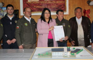 Seremi Huillipan entrega recomendación satisfactoria para construcción del nuevo Cuartel de Bomberos de la Tercera Compañía de Bomberos de Pucón