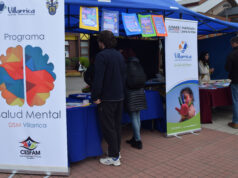 Villarrica celebró con una feria callejera el Día de la Salud Mental