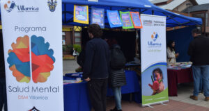 Villarrica celebró con una feria callejera el Día de la Salud Mental
