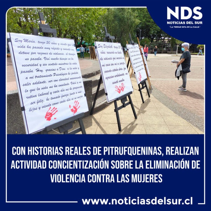 Pitrufquén: conmemoran Día Internacional de la Eliminación de la Violencia contra la Mujer