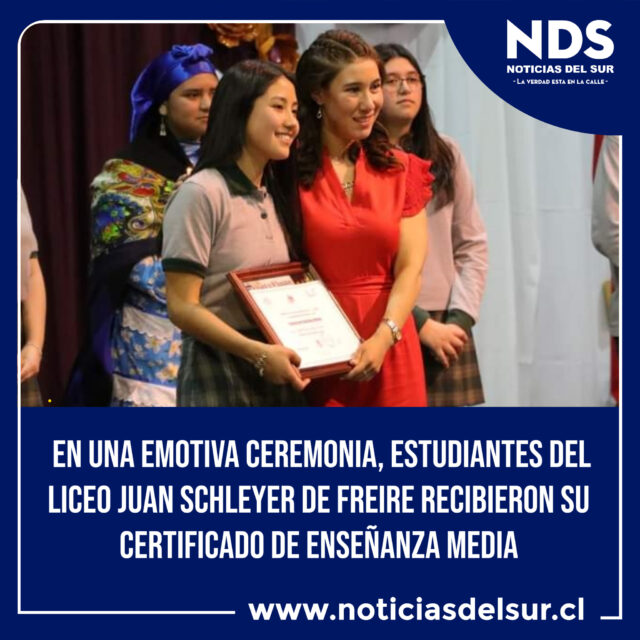 Liceo de Freire licencia a sus estudiantes