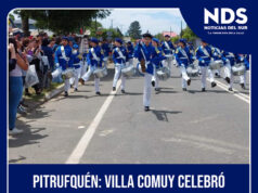 Acto cívico y desfile aniversario Villa Comuy