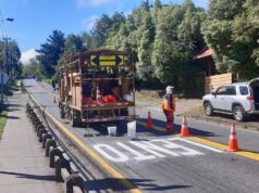 DISTINTOS TRABAJOS DE MEJORAMIENTO VIAL SE ESTÁN EJECUTANDO EN PUCÓN