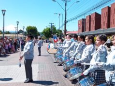 Marcial y concurrido primer aniversario disfrutó el Orfeón Comunal de Villarrica