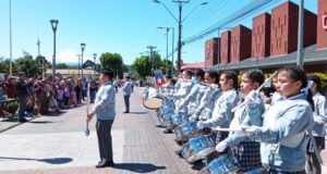 Marcial y concurrido primer aniversario disfrutó el Orfeón Comunal de Villarrica