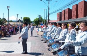 Marcial y concurrido primer aniversario disfrutó el Orfeón Comunal de Villarrica