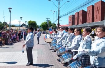 Marcial y concurrido primer aniversario disfrutó el Orfeón Comunal de Villarrica