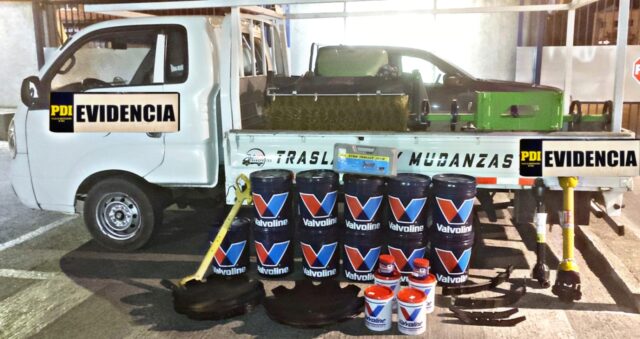Recuperaron más de 16 millones en especies: PDI detuvo a hombre por robos en ferretería y empresas en Temuco y Lautaro