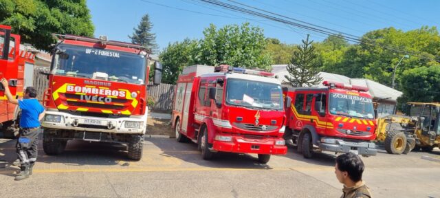 Doscientos treinta unidades de Bomberos con un contingente de mas de mil voluntarios en la región de la Araucanía