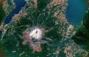 NASA captó al Volcán Villarrica desde la Estación Espacial Internacional (ISS)