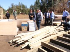 En Freire Avanza la Construcción de Viviendas de Emergencia del Gobierno