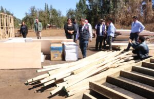 En Freire Avanza la Construcción de Viviendas de Emergencia del Gobierno