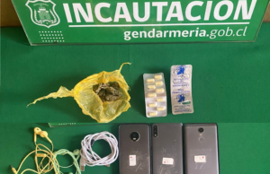 Lanzan Paquetes con Celulares y Droga al Interior de la Cárcel de Pitrufquén
