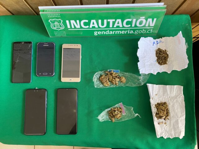 INCAUTAN CELULARES Y DROGA AL INTERIOR DE LA CÁRCEL DE PITRUFQUÉN