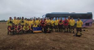 Brigadistas del Sur Llegan a Pitrufquén Para Labores Post Control de Incendio Forestal
