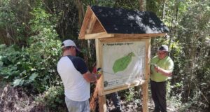 Gorbea: Continúan los Trabajos de Mejoramiento en el Parque Ecológico «La Aguada»