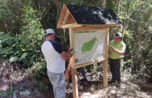 Gorbea: Continúan los Trabajos de Mejoramiento en el Parque Ecológico «La Aguada»