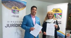 Alcaldesa de Pitrufquén Firma convenio con Notaria Ferrand en Beneficio de los Vecinos de Sectores Rurales de la Comuna