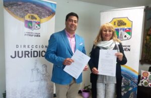 Alcaldesa de Pitrufquén Firma convenio con Notaria Ferrand en Beneficio de los Vecinos de Sectores Rurales de la Comuna
