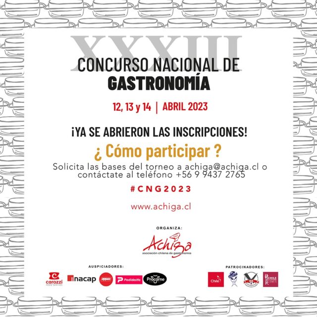 Se prenden Fogones y Parrillas: Achiga Abrió las Inscripciones Para Participar en el Concurso Nacional de Gastronomía