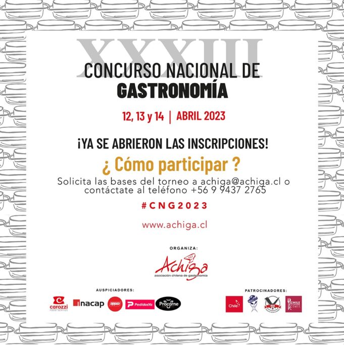 Se prenden Fogones y Parrillas: Achiga Abrió las Inscripciones Para Participar en el Concurso Nacional de Gastronomía