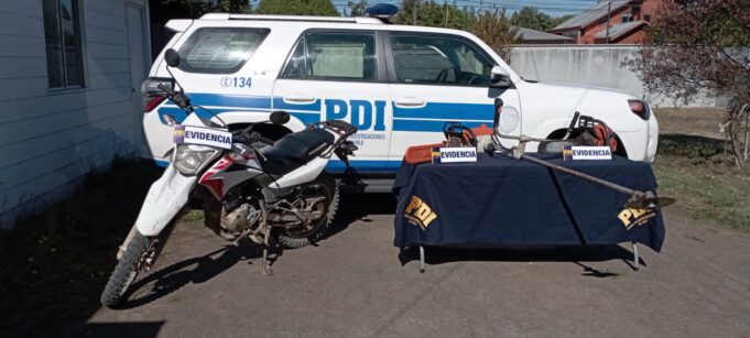 PDI Recupera Especies Sustraídas en Toltén