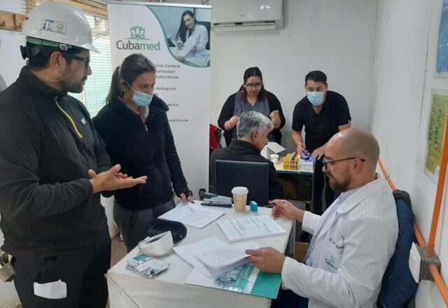 CubaMed Realizó Exitosa Jornada de Salud en Obra de Construcción en Pitrufquén