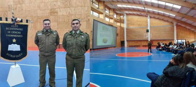 Carabineros de Pitrufquén Realizan Charla Sobre Ciberbullying a Estudiantes de la Comuna