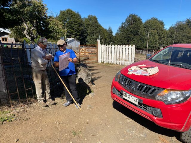 Inició Catastro en Sectores de Villarrica con Peligro de Erupción