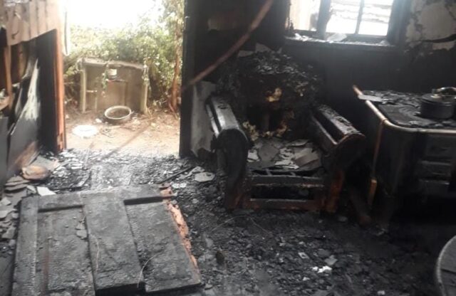 Vecina de Gorbea Quedó Con Lo Puesto Tras Incendio De Su Casa