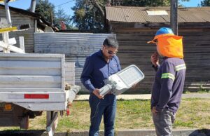 Loncoche Avanza en Reposición de Luminarias Led en Alumbrado Público