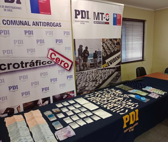 Detienen a Banda Dedicada al Microtráfico de Drogas en Freire y Pitrufquén