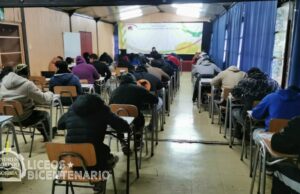 Estudiantes del Liceo Bicentenario Andrés Antonio Gorbea Rinden Primer Ensayo PAES