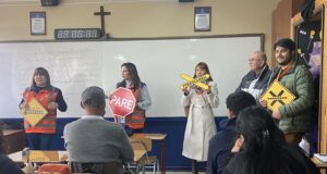 Municipio de Pitrufquén y EFE Iniciaron Charlas de Educación y Seguridad Ferroviaria en Colegios