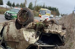Un Muerto Deja Volcamiento de Vehículo en la Ruta Freire – Villarrica