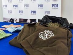 Droga y Ropa Institucional de Carabineros Incautó PDI en Masivo Allanamiento en Villarrica