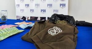 Droga y Ropa Institucional de Carabineros Incautó PDI en Masivo Allanamiento en Villarrica