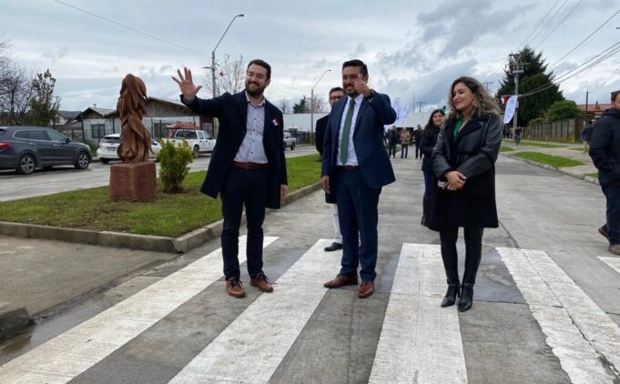 Loncoche: Inauguran Remodelada Avenida Balmaceda