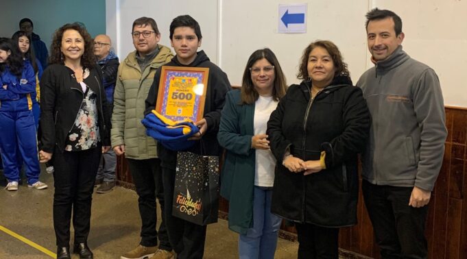 Histórica escuela de Villarrica Llega por Primera vez a su Alumno Número 500