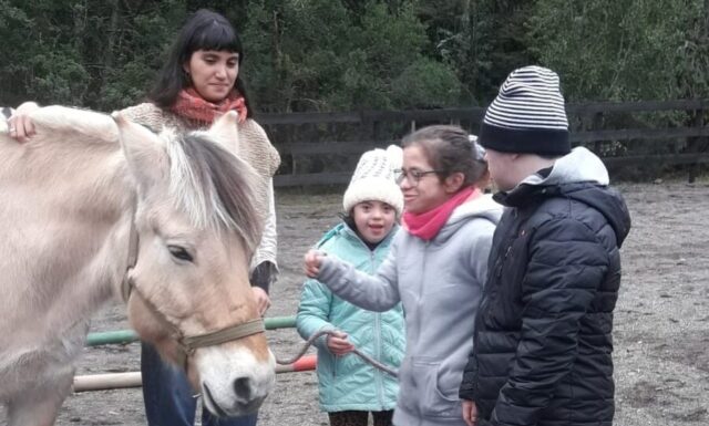 Menores en Situación de Discapacidad de Villarrica Participan en Taller de Equinoterapia