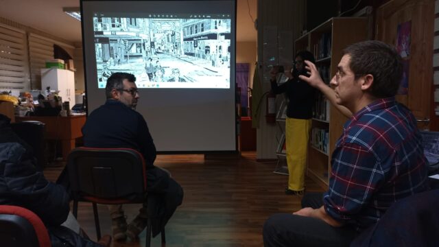 Artista Pitrufquenino Radicado en Australia Expuso sus Obras en la Biblioteca Municipal