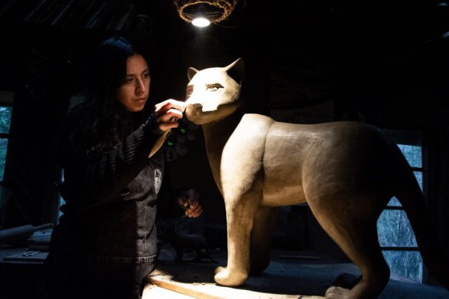 Avanza Creación de Esculturas Cerámicas Enfocadas en la Protección Del Bosque Nativo en Villarrica