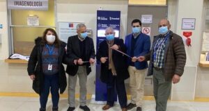 Frontel Inauguró Tótem De Carga Gratuito Para Celulares En Hospital De Cunco