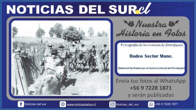 Tradicional Rodeo en el Sector de Mune, Comuna de Pitrufquén